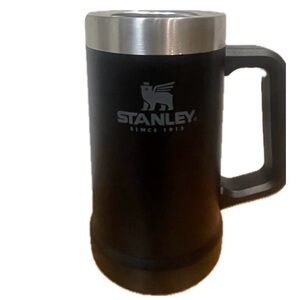 Stanley Black Adventure Big Grip Beer Mug EUC